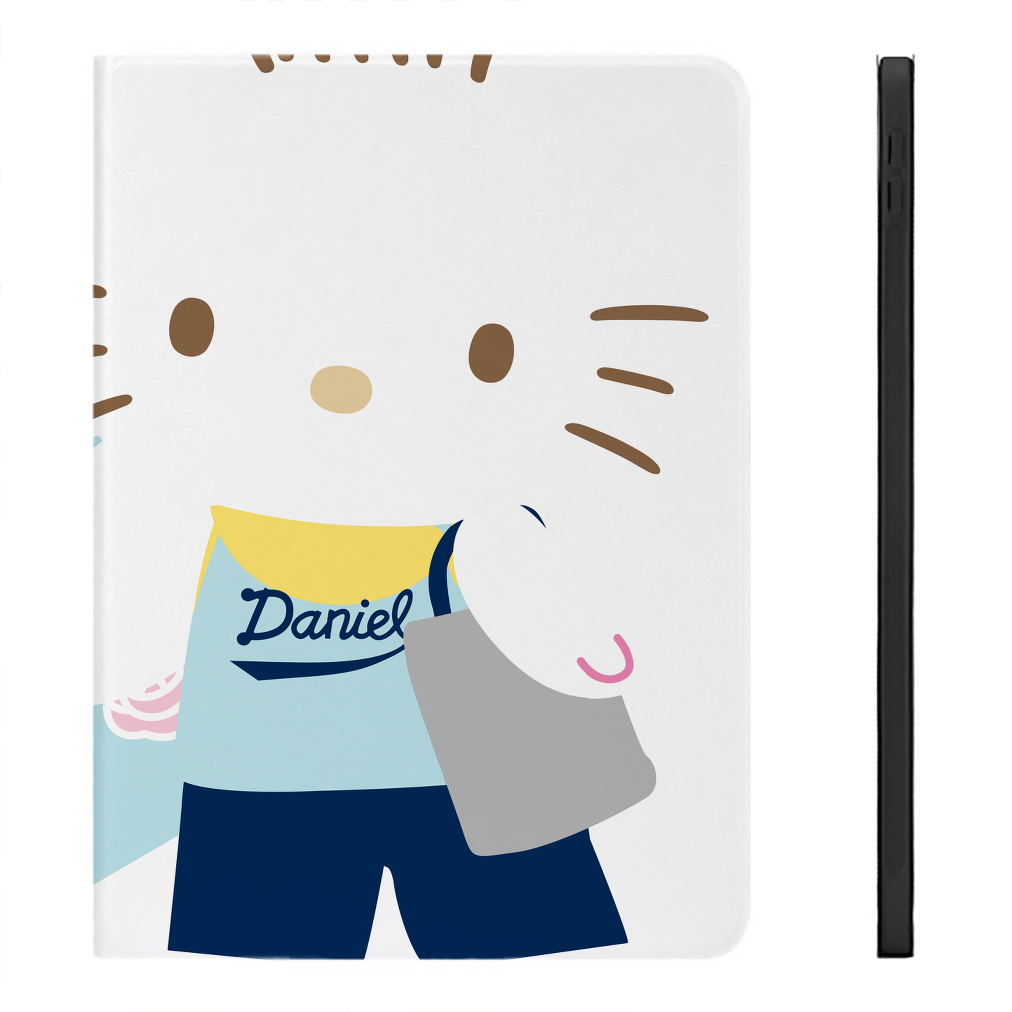 （画像用） Hello Kitty ハローキティ IPadケース ペンホルダー付き ブックスタイルデザイン